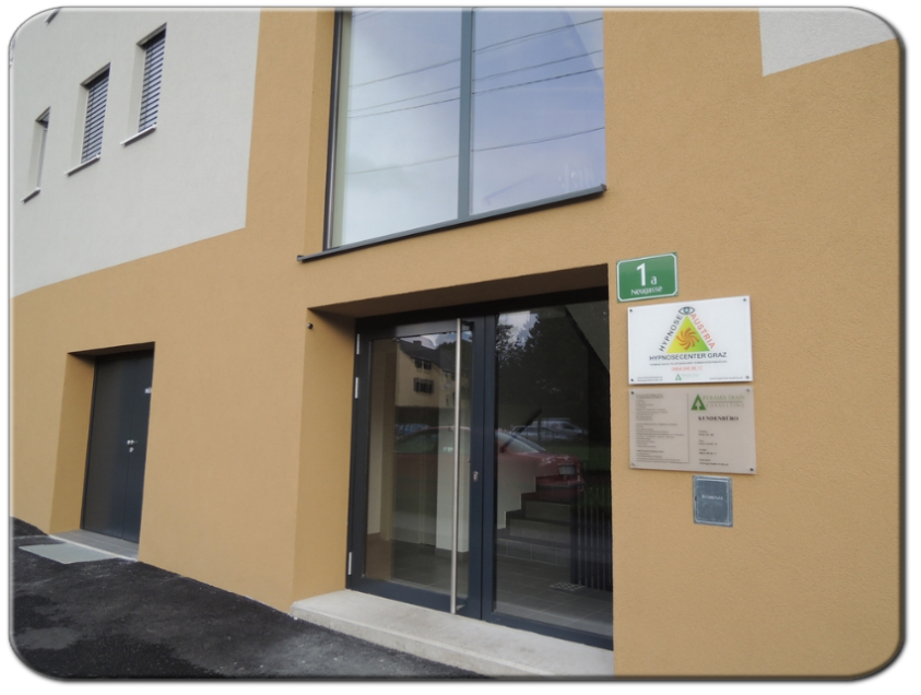Das Zentrum für Hypnose in Graz Hypnosecenter Graz-Eingang-Entree-Entry-Ulaz-Ingresso-Entrada-Eniro